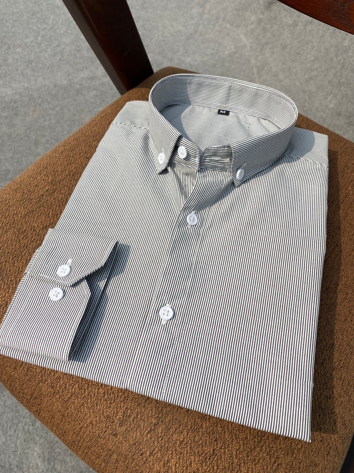 Stripe - grey X white