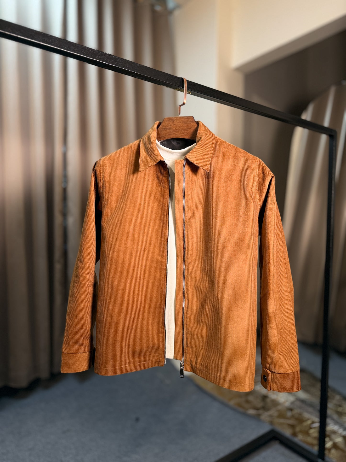 Cord Utility Jacket - Brown