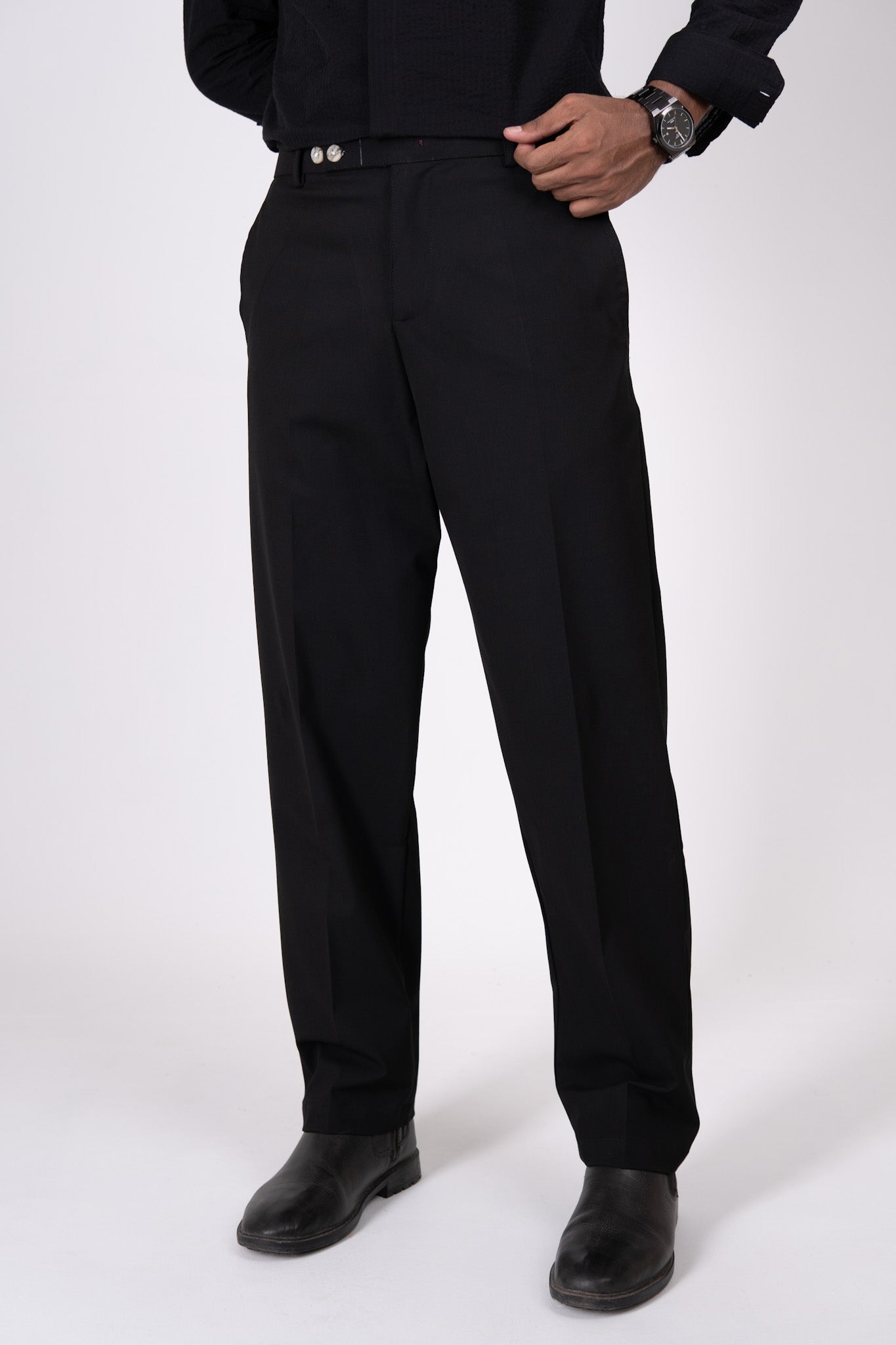 Classic Fit Formal Pant - Black