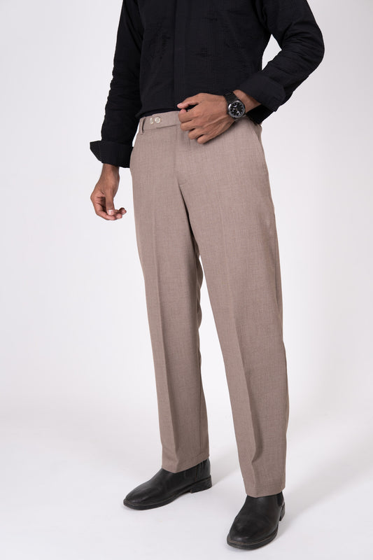 Classic Fit Formal pant - Sand