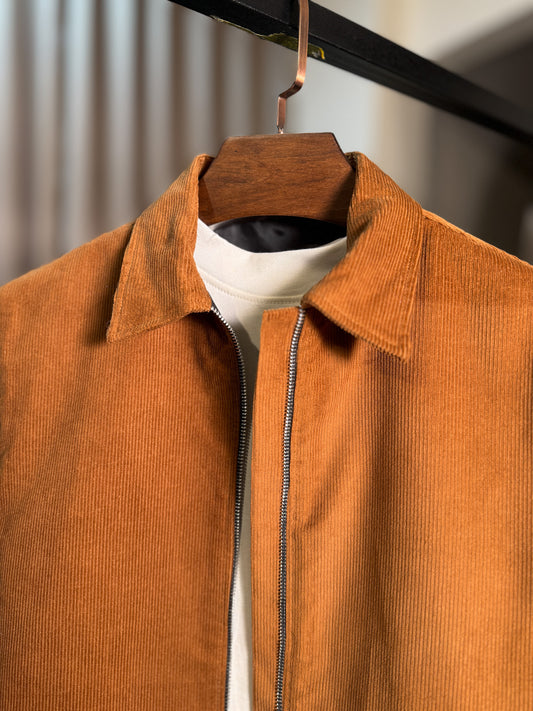 Cord Utility Jacket - Brown