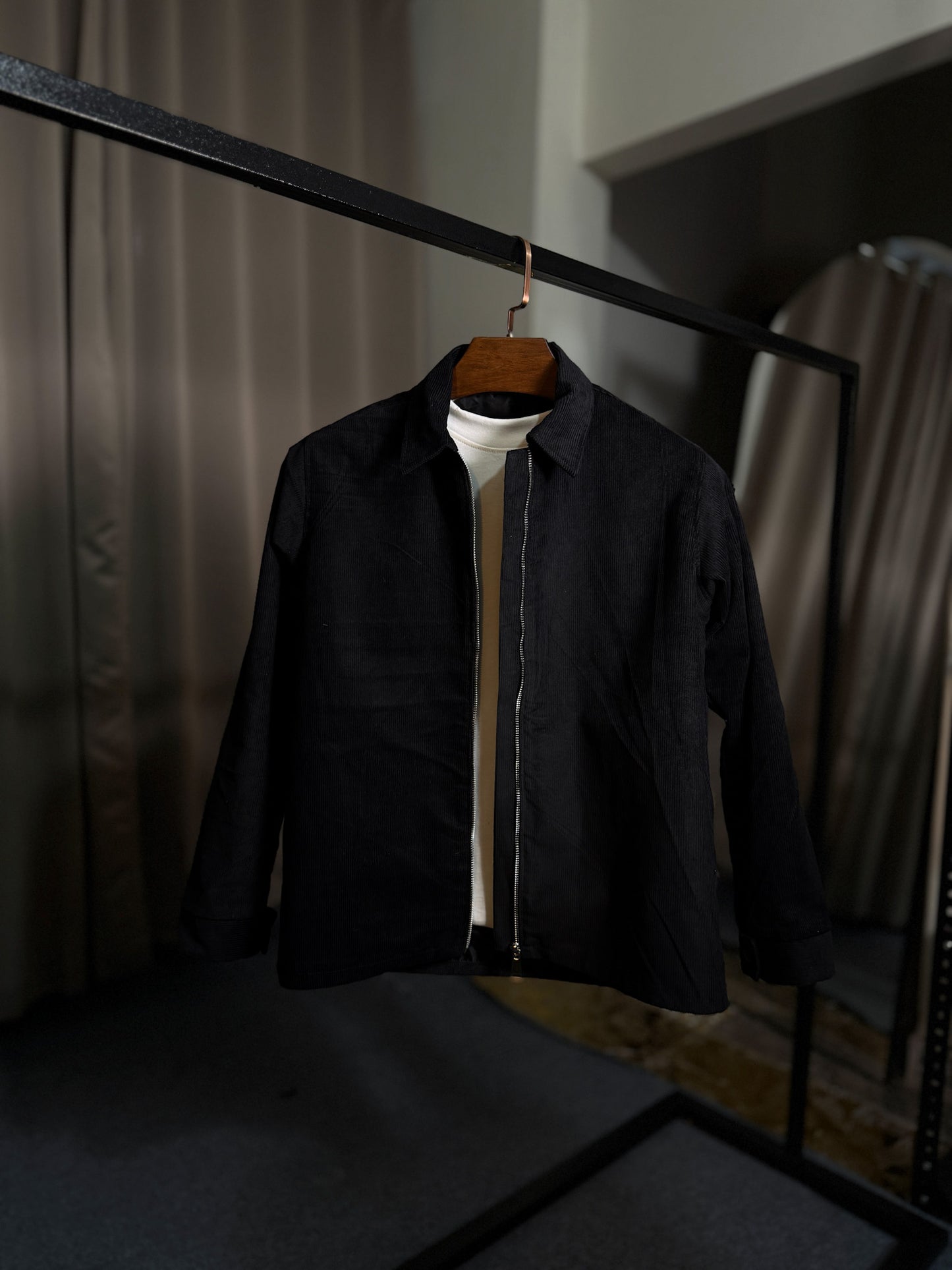 Cord Utility jacket - Black