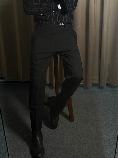 Classic Fit Formal Pant - Black