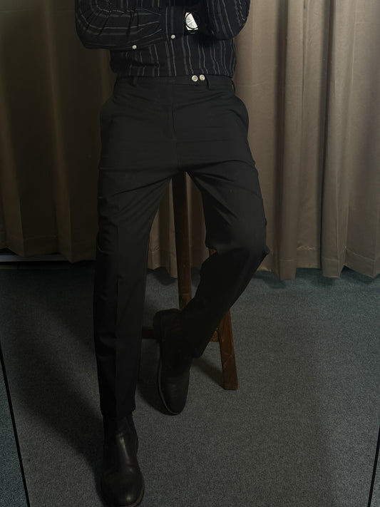 Classic Fit Formal Pant - Black