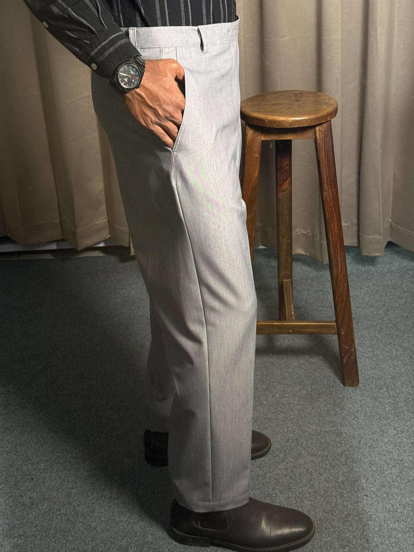 Classic Fit Formal Pant - Grey