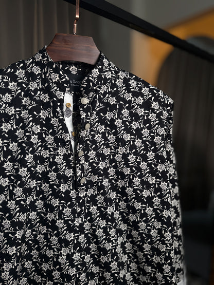 Noir Floral - Panjabi