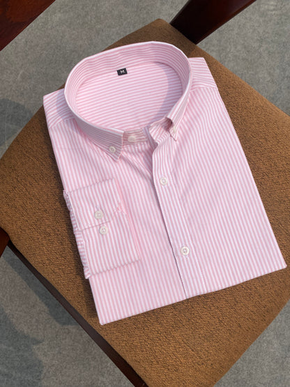 Stripe - pink X white
